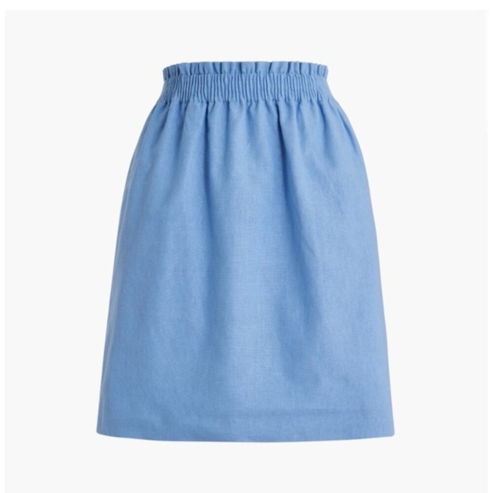 NWT JCrew Mercantile Linen Skirt SZ 14